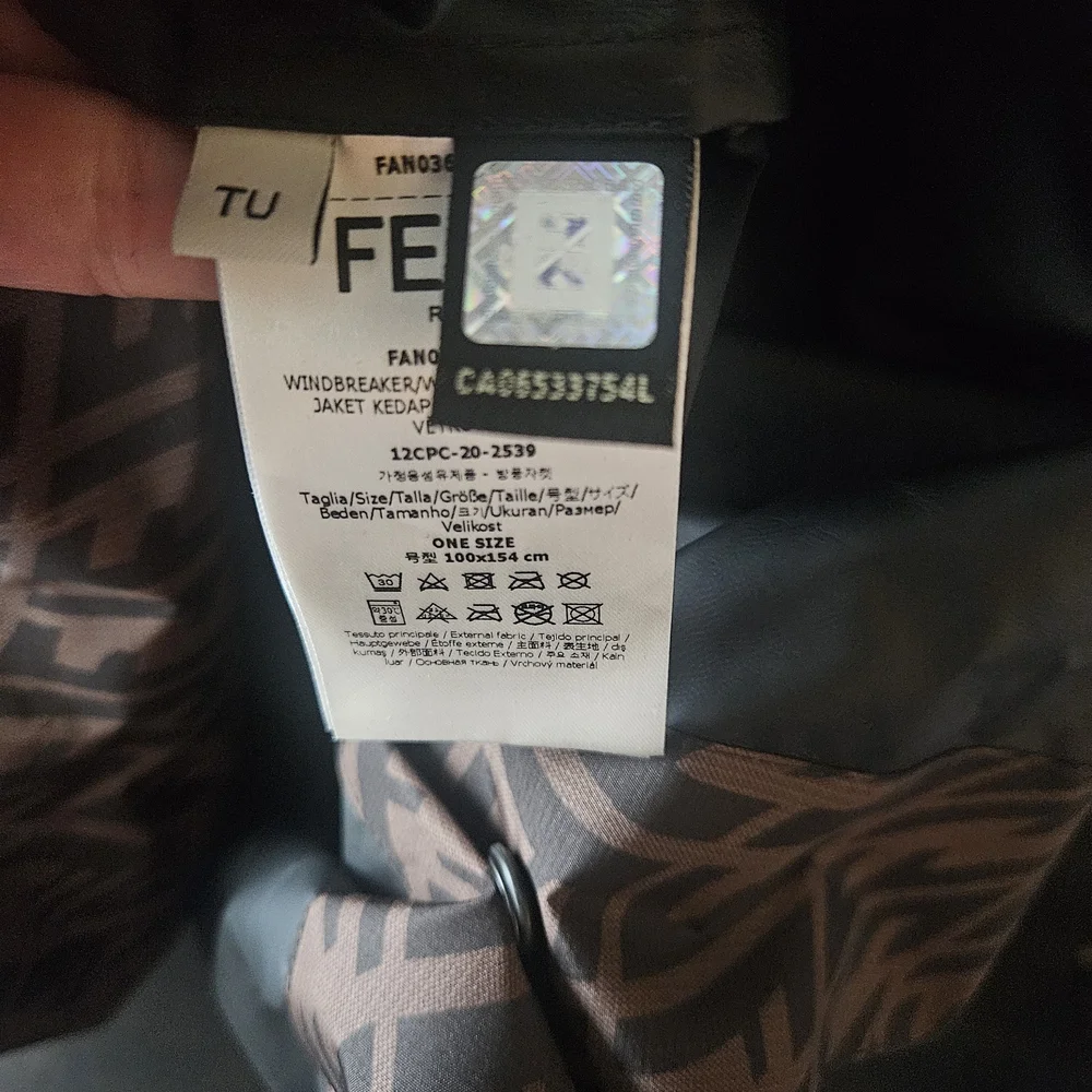 Fendi FF Vertigo Rain Jacket. Originally $2100 - Picture 10 of 15